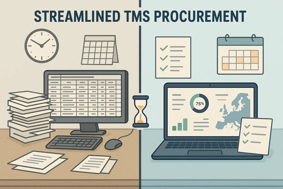 TMS RFP Template: The European Procurement Framework That Cuts Vendor Selection Time by 60%