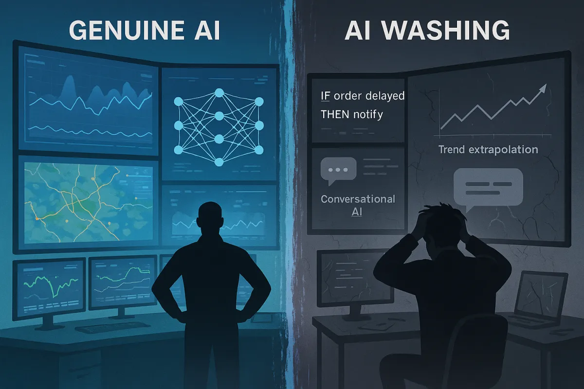 AI Claims vs Reality: The TMS Procurement Framework That Prevents €500K+ AI Washing Disasters While Separating Genuine Intelligence from Marketing Hype