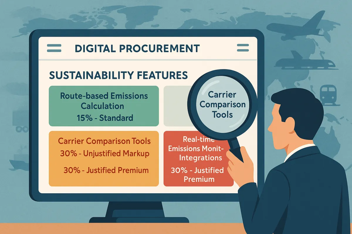 TMS Sustainability Markup Alert: The Procurement Framework That Stops Vendors Charging 30% Premiums for Standard Carbon Reporting Features