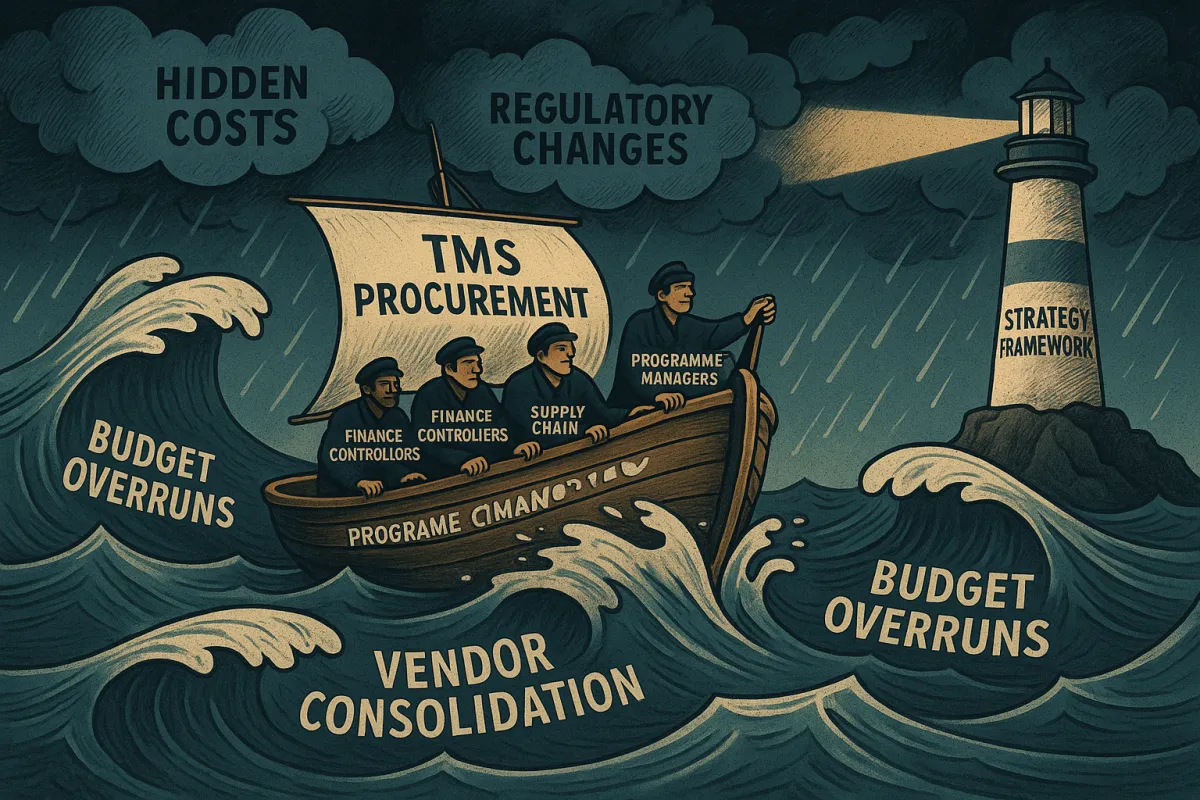 TMS Procurement Risk Assessment: The European Framework That Prevents Vendor Consolidation Disasters and €800K+ Implementation Budget Overruns in 2026's Volatile Market