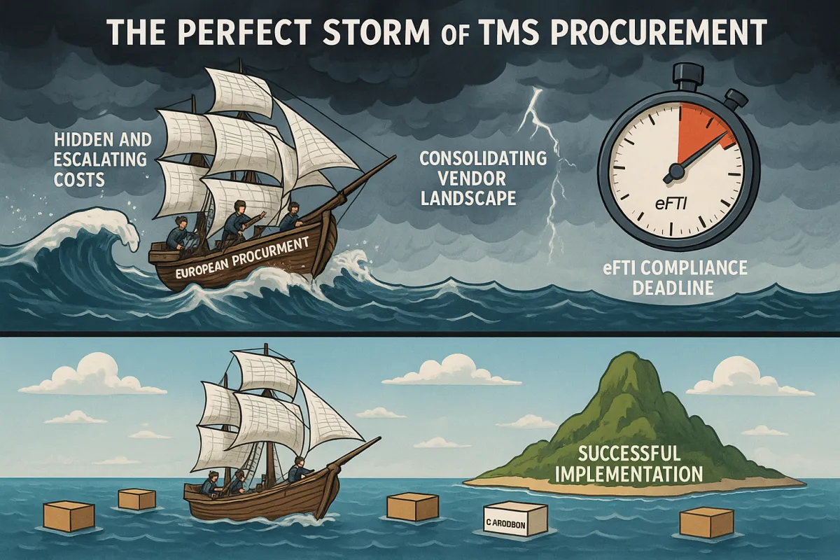 TMS Budget Planning 2026: The European Procurement Framework That Prevents Hidden Cost Disasters While Turning eFTI Deadlines Into Vendor Leverage