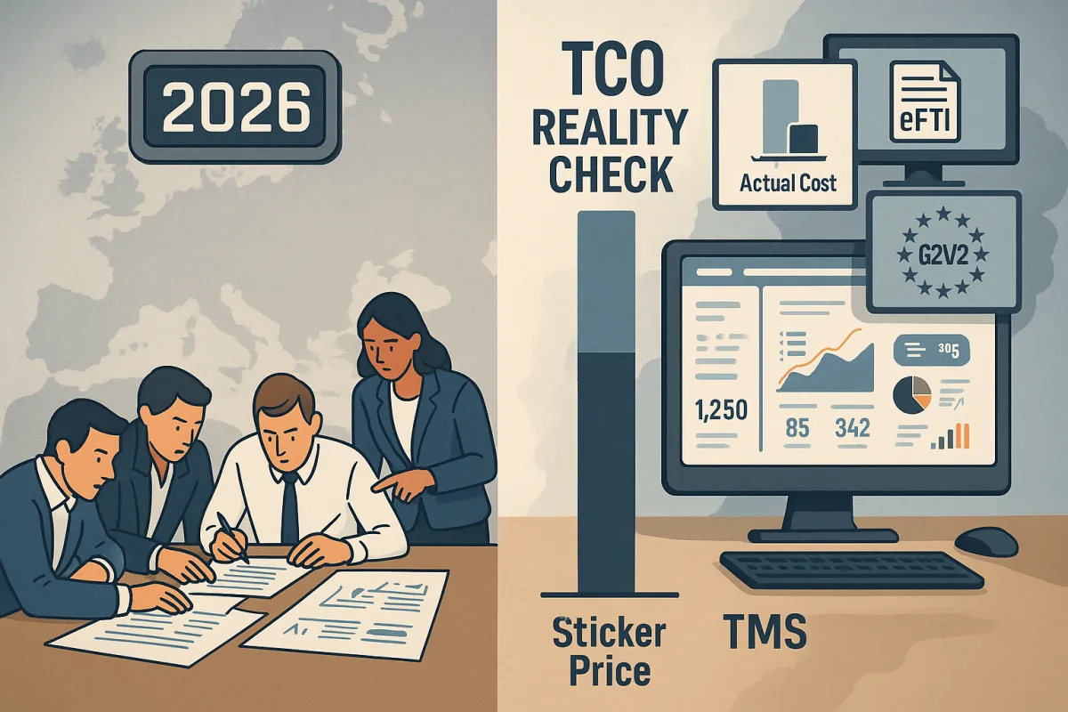 TMS Total Cost Reality Check: The European Procurement Guide to Building Bulletproof TCO Models That Prevent €800K+ Implementation Disasters in 2026's Regulatory Storm
