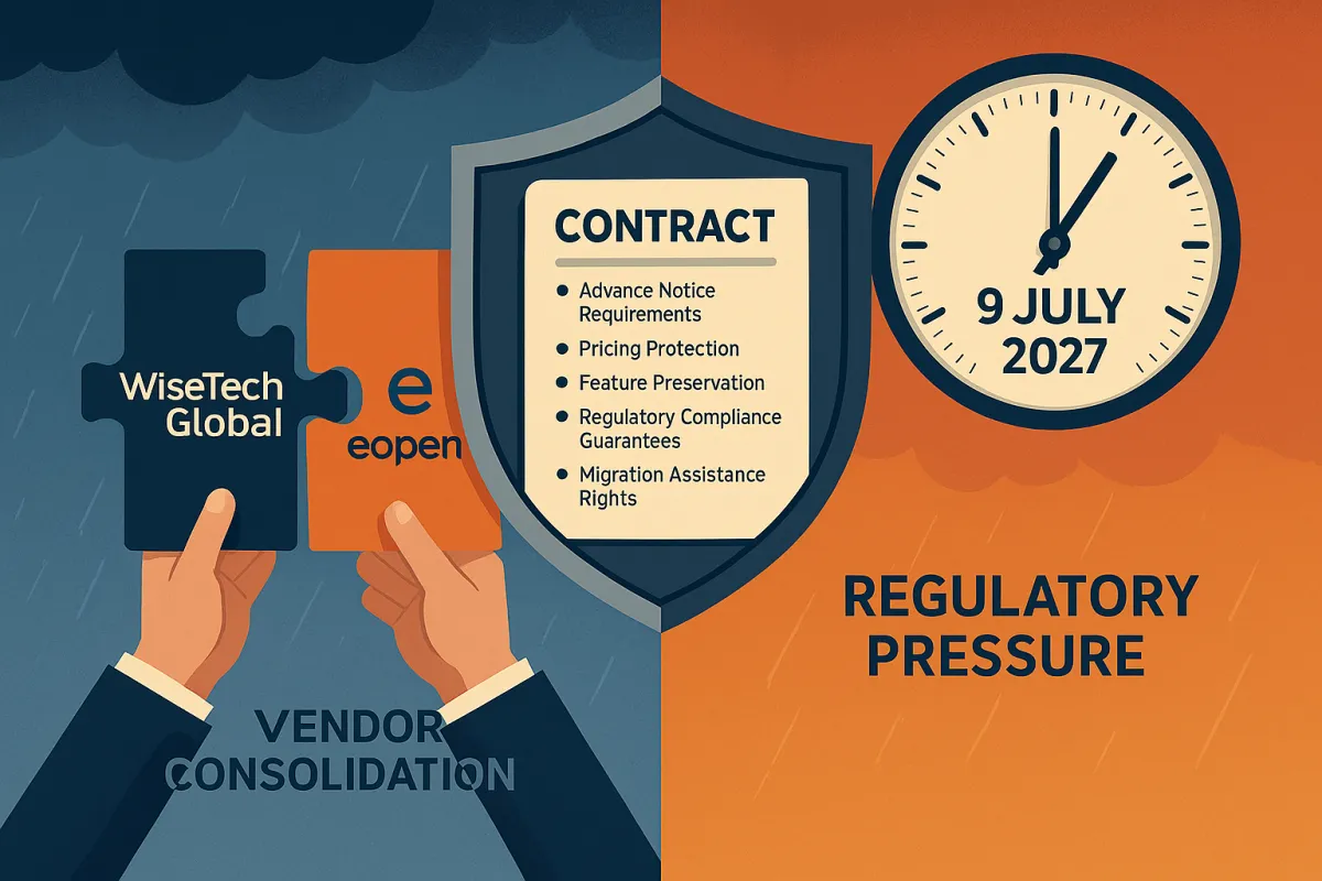 TMS Contract Protection Clauses That Shield European Shippers From €800K Vendor Consolidation Disasters: The Acquisition-Resistant Procurement Framework for 2026's Regulatory Storm