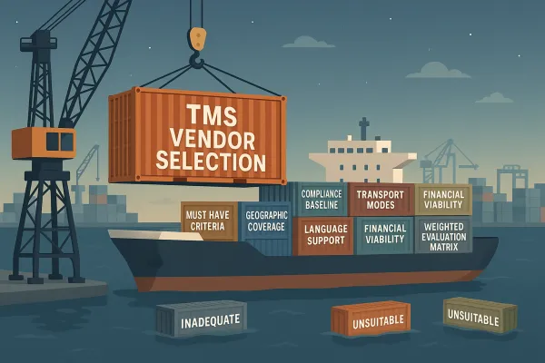 TMS Vendor Shortlist Framework: The Procurement Template That Cuts Evaluation Time in Half