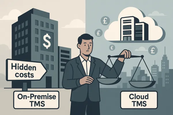 Cloud vs On-Premise TMS: The Procurement Decision Matrix That Saves European Shippers £200K+ in Hidden Costs
