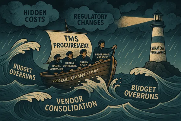 TMS Procurement Risk Assessment: The European Framework That Prevents Vendor Consolidation Disasters and €800K+ Implementation Budget Overruns in 2026's Volatile Market