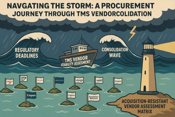 TMS Vendor Stability Assessment: The European Procurement Scorecard That Prevents €800K Implementation Disasters During 2026's Historic Consolidation Wave