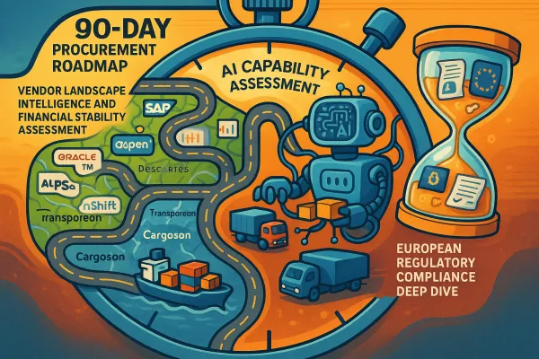 The 90-Day TMS Procurement Roadmap European Buyers Need: Strategic Framework to Navigate AI Evolution and Vendor Consolidation Before 2026's Implementation Window Closes