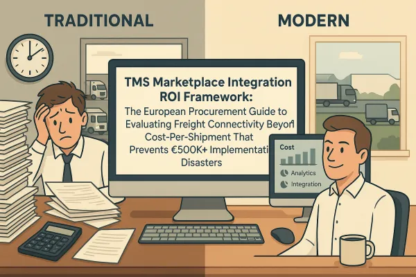 TMS Marketplace Integration ROI Framework: The European Procurement Guide to Evaluating Freight Connectivity Beyond Cost-Per-Shipment That Prevents €500K+ Implementation Disasters